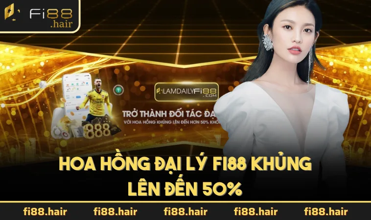 Hoa hồng đại lý FI88 khủng lên đến 50%