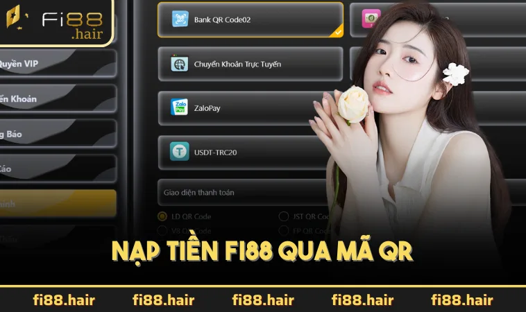 Nạp tiền FI88 qua mã QR